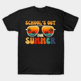 Schools Out For Summer Last Day Of School Teacher End Of School T-Shirt